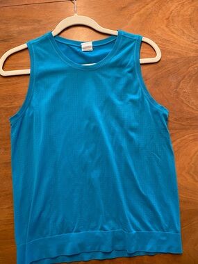 Athleta In Motion Seamless Tank Vibrant Teal Active Top Medium M